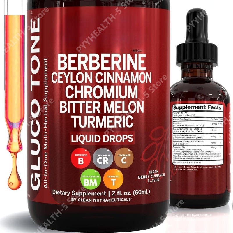 Bitters Bottle Set - Suplemen Berberine dengan Cinnamon Ceylon Cair