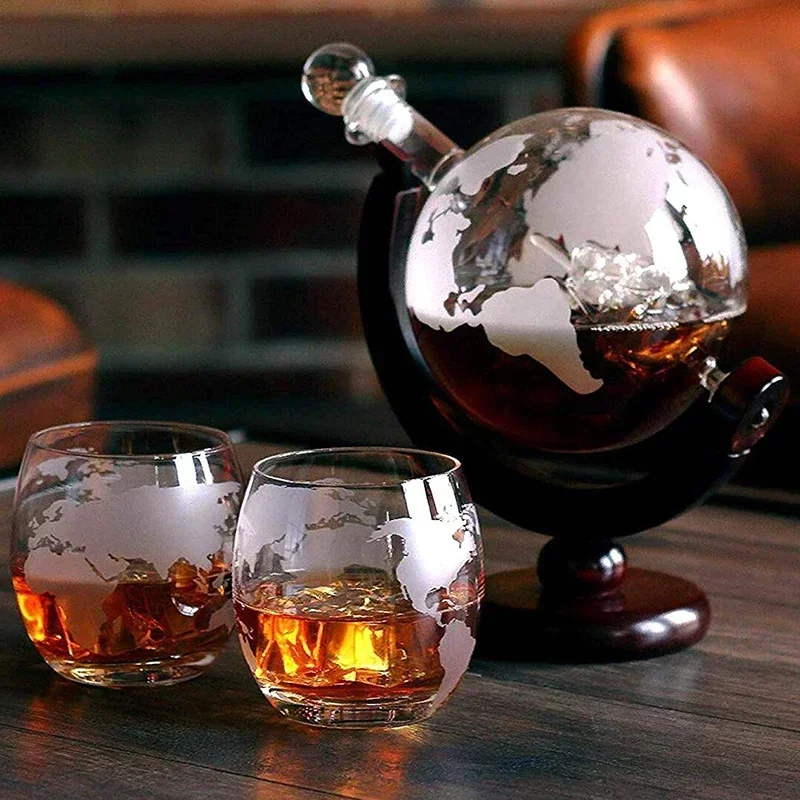 Decanter Globe Set - Set Penuang Dunia Kreatif dengan Teko