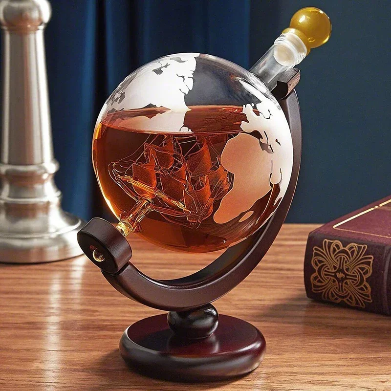 Decanter Globe Set - Set Dekanter Globe Kreatif dengan Carafe