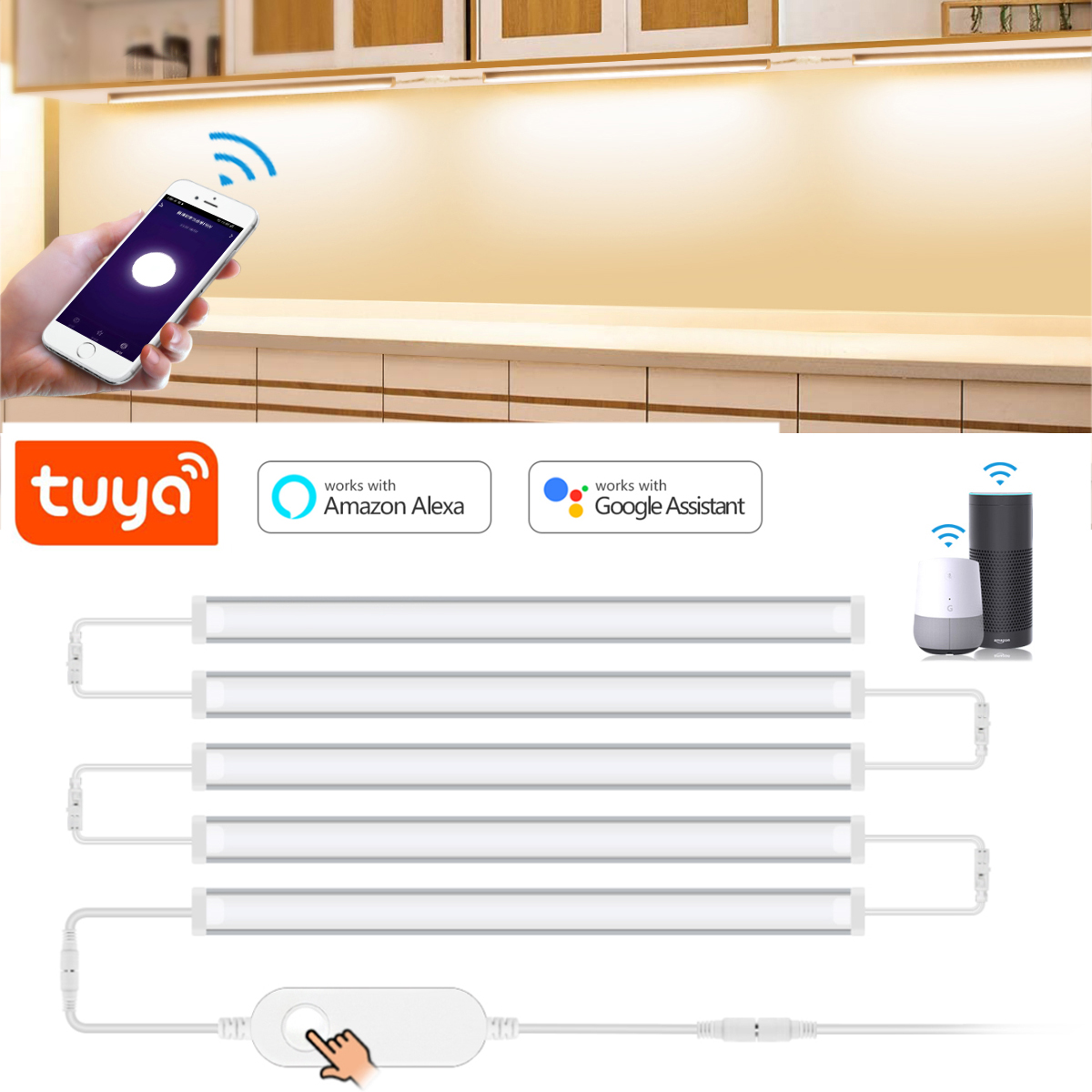 Home Bar And Cabinet - 1-5 buah lampu LED pintar di