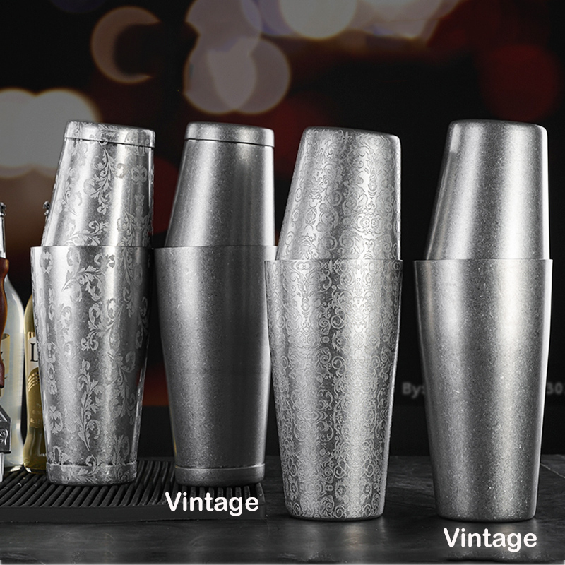 Bitters Bottle Set - 2 Buah Pengocok Koktail Boston dengan
