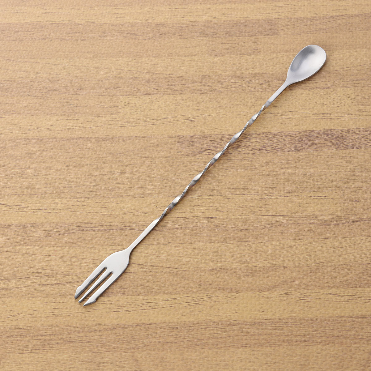 Bar Spoon Twisted - Sendok Koktail Garpu Pencampur 26Cm dari