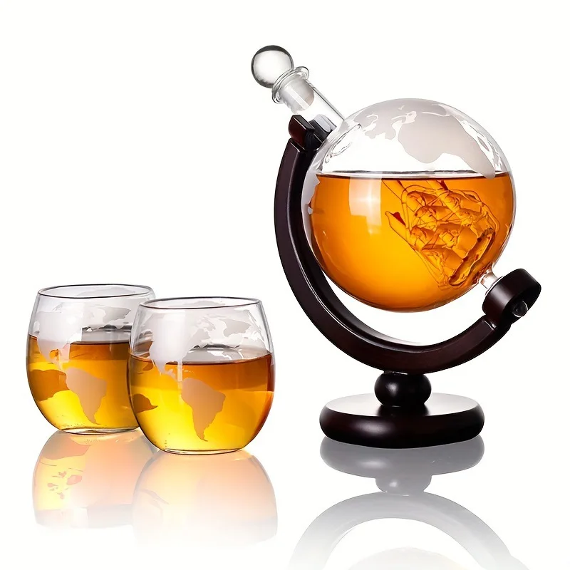 Set Dekanter Whiskey Globe 850 - Decanter Globe Set ulasan dan harga