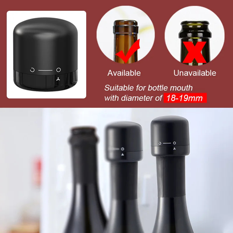 1-5 Buah Sumbat Botol Anggur T - Wine Preservation Pump ulasan dan harga