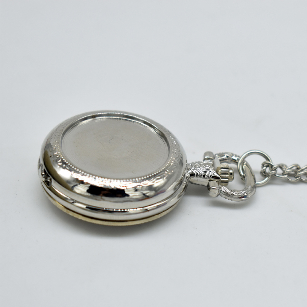 Kalung Liontin Jam Saku Logam  - Old Fashioned Glass ulasan dan harga