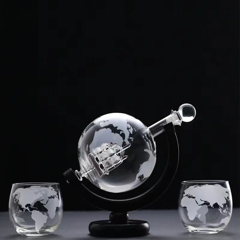 Set Gelas Wiski Teko Minuman K - Decanter Globe Set ulasan dan harga