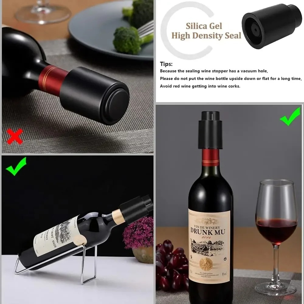 Penutup Vakum Penyimpan Anggur - Wine Preservation Pump ulasan dan harga