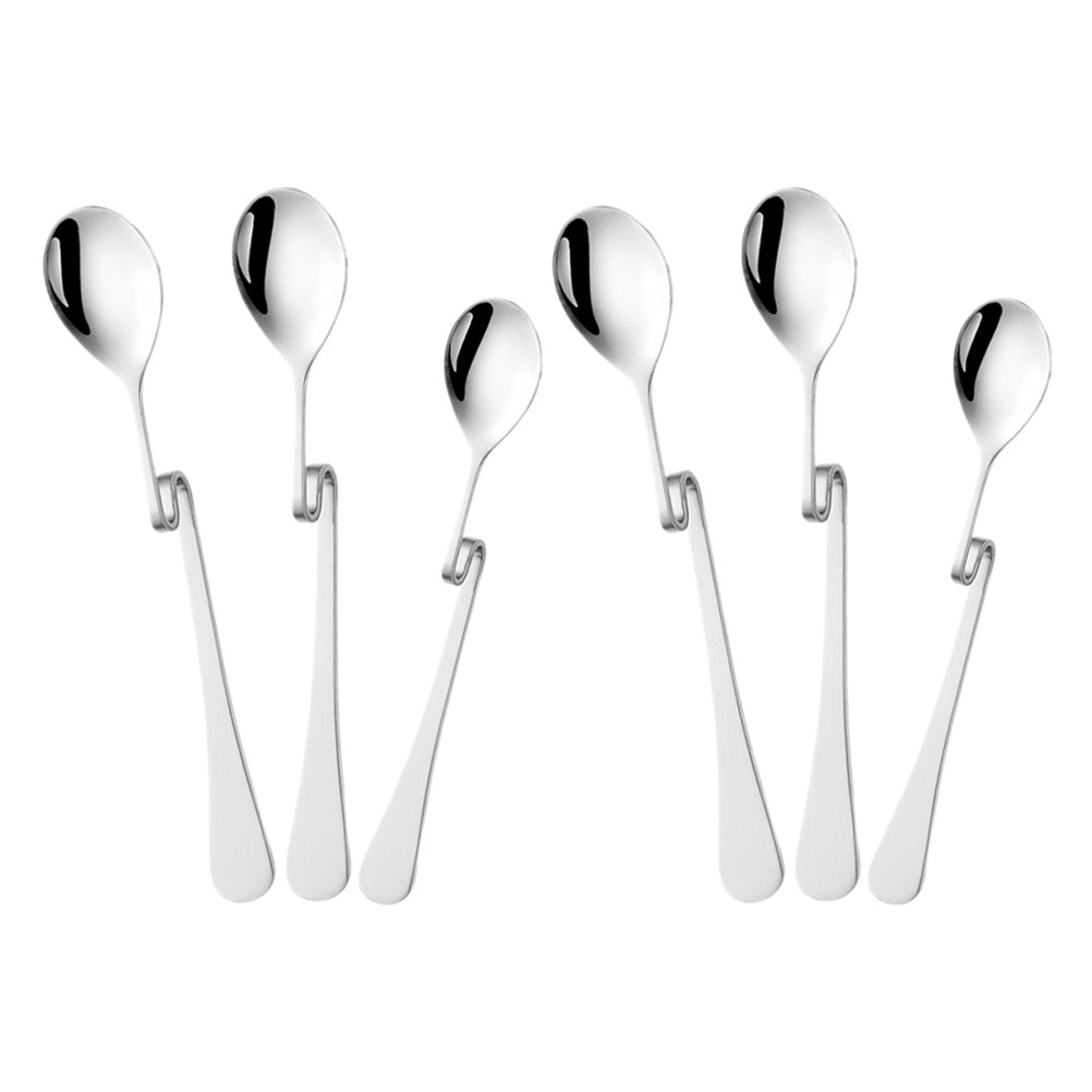 6Pcs Sendok Pengaduk Gantung B - Bar Spoon Twisted ulasan dan harga