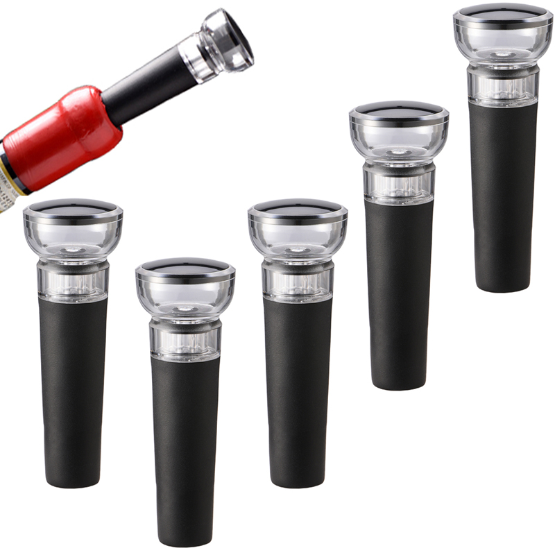 5 buah pompa vakum hitam dapat - Wine Preservation Pump ulasan dan harga