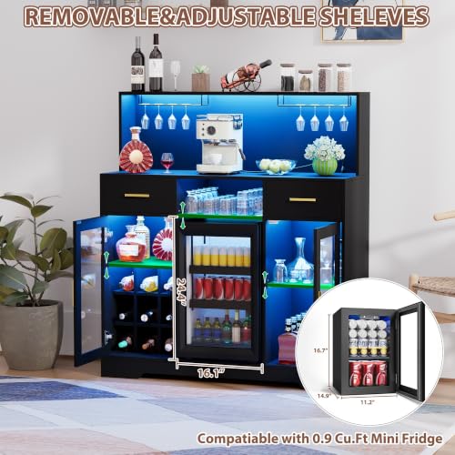 Kabinet Kulkas Mini dengan Pen - Home Bar And Cabinet ulasan dan harga