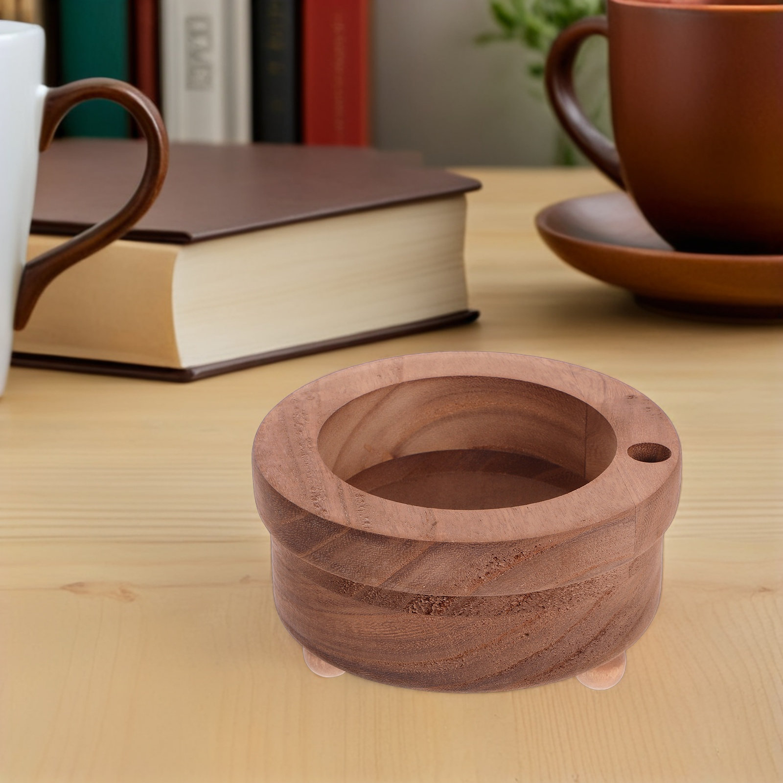 Tempat Gelas Kayu untuk Meja D - Home Bar Stand ulasan dan harga