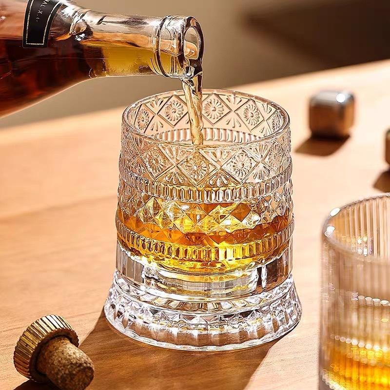 Gelas Wiski Berputar dengan Al - Highball Glass Set ulasan dan harga