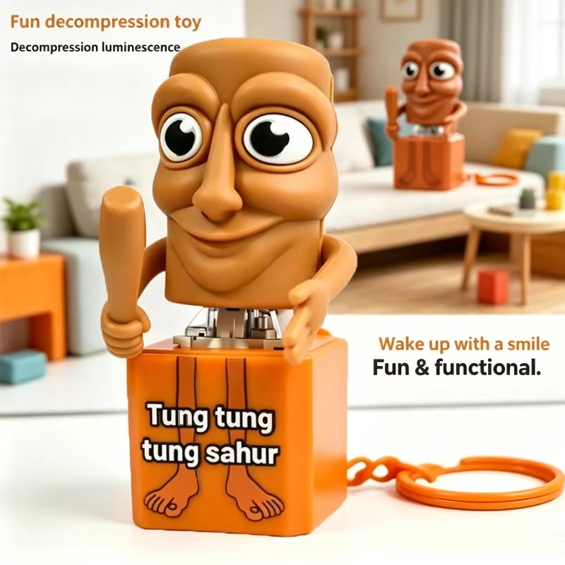 Gantungan Kunci Tung Tung Tung - Home Bar Accessories ulasan dan harga