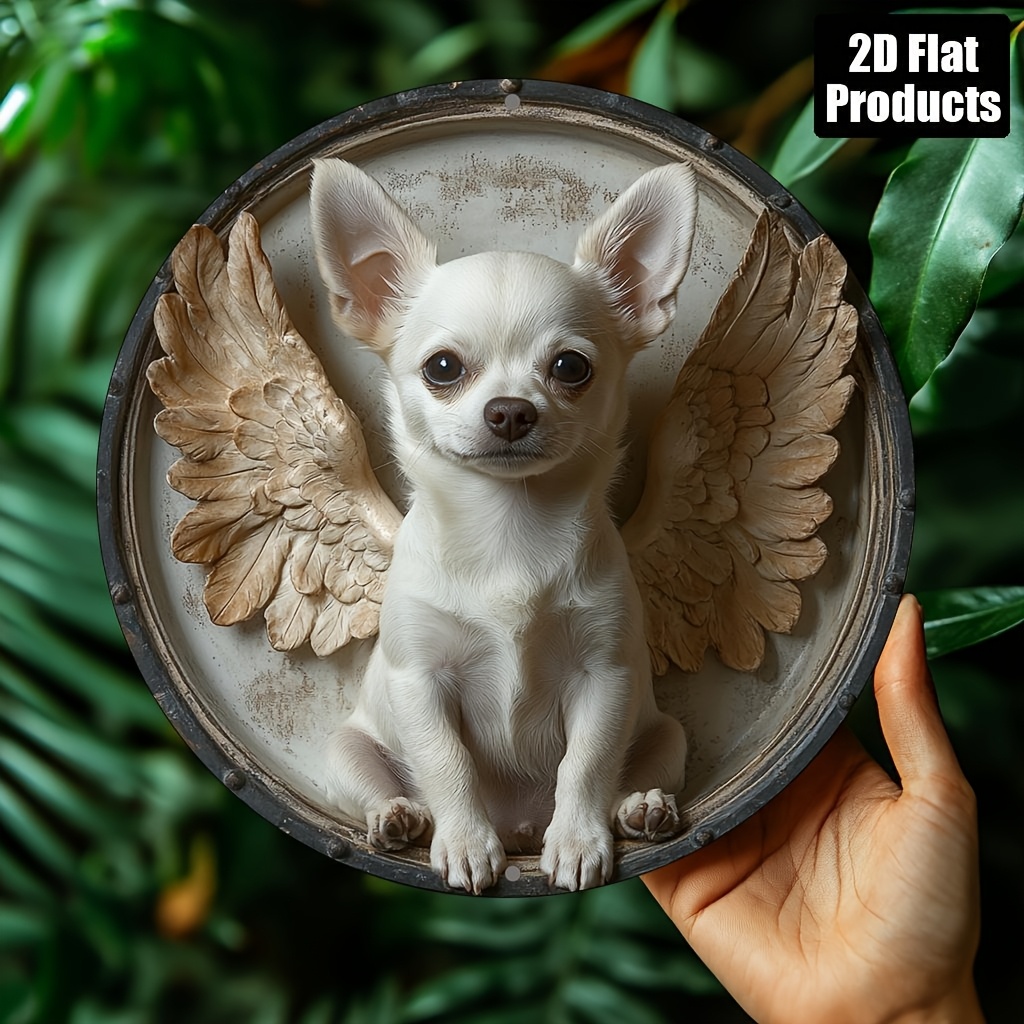 2D Flat, 1pc, Tema Chihuahua,  - Home Bar And Coffee ulasan dan harga