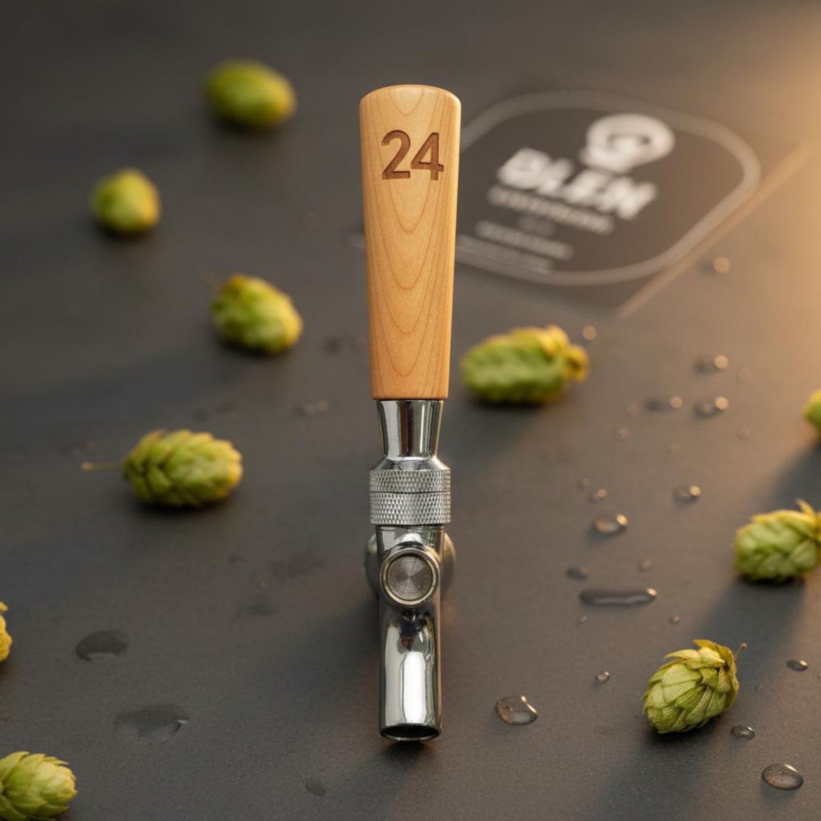 Pegangan Bir Kayu Pendek Pegan - Home Bar Accessories ulasan dan harga