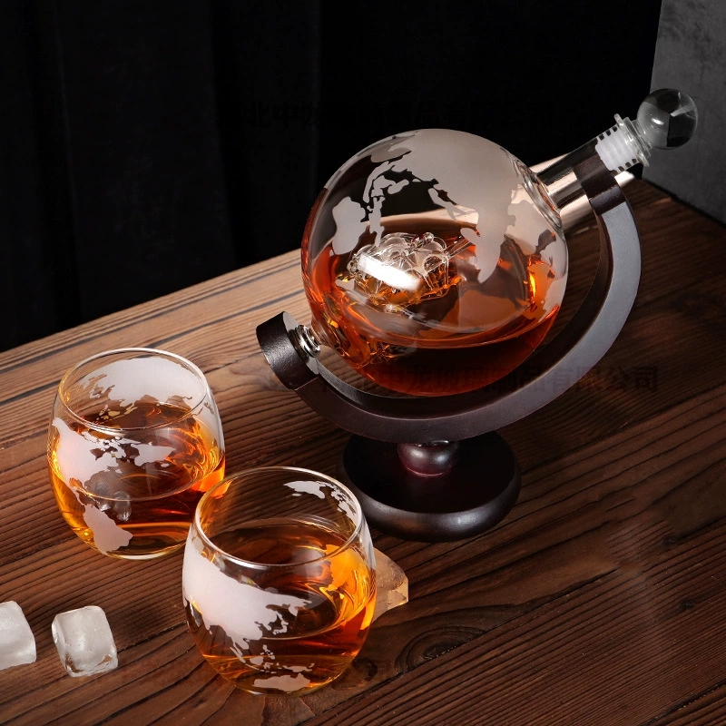 Set Botol Bola Dunia Kreatif 1 - Decanter Globe Set ulasan dan harga